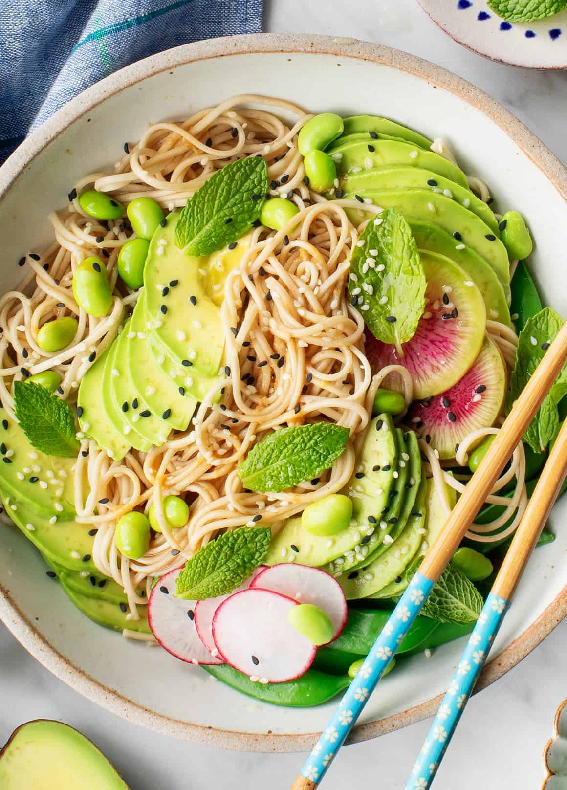 Sesame soba noodles - healthy dinner recipes