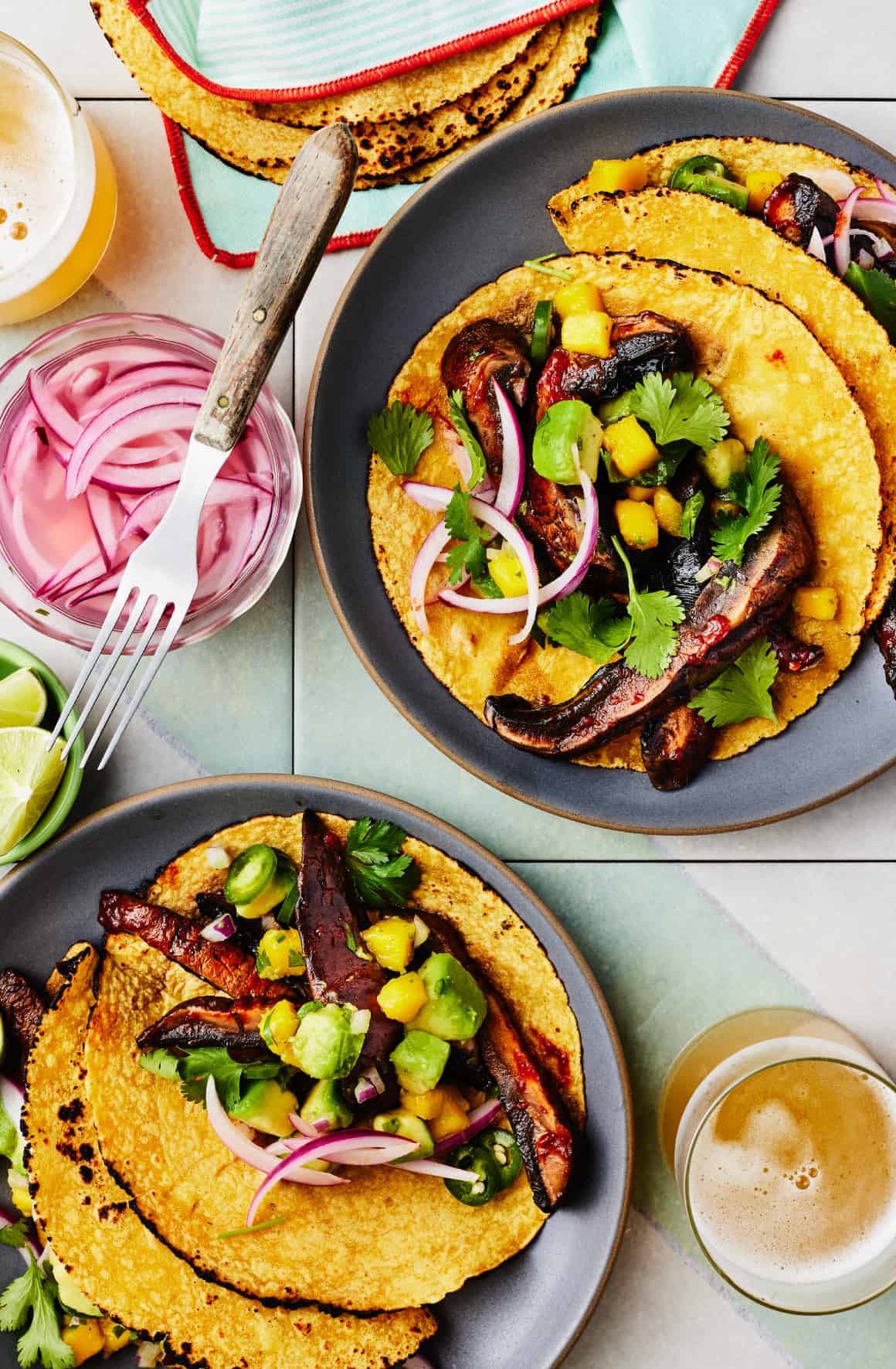 Mushroom tacos - healthy dinner recipes