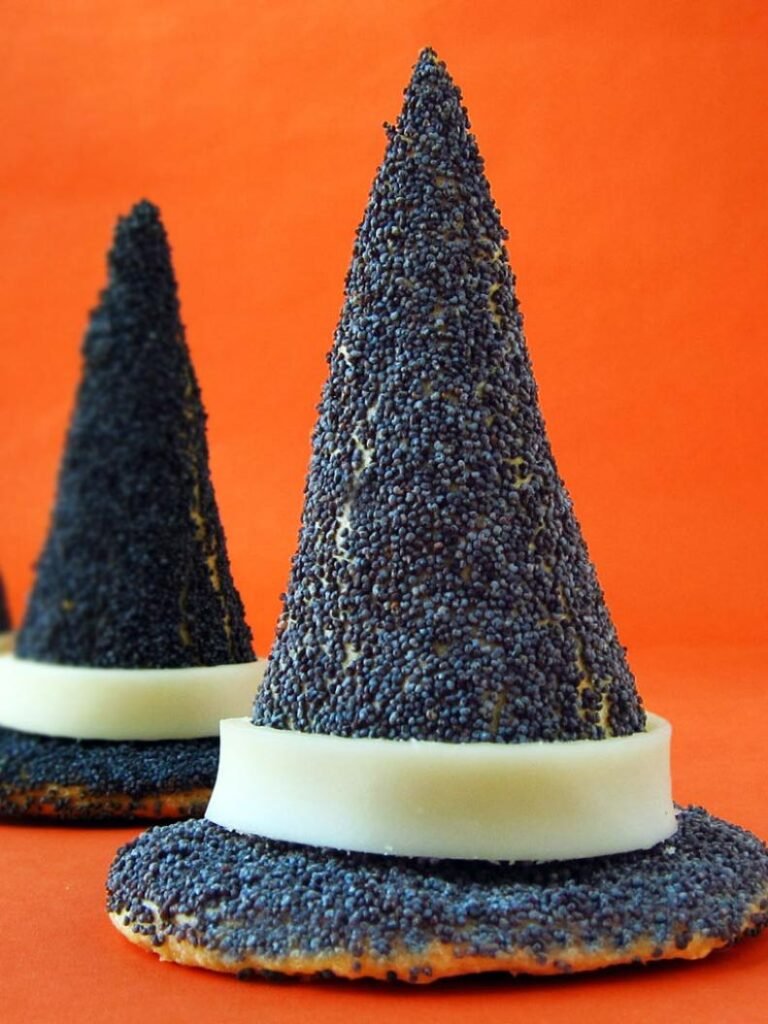 Witch's Hat Sandwich Wraps