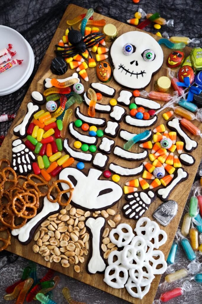 Skeleton Cookie Charcuterie Board