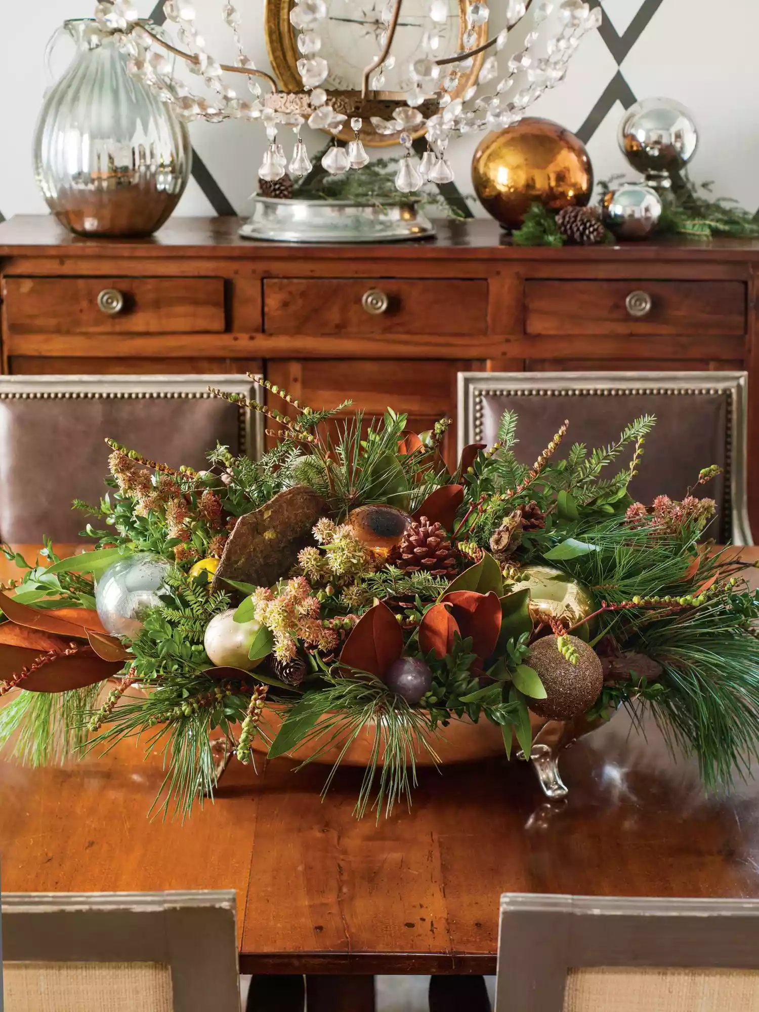 Create an Evergreen Centerpiece
