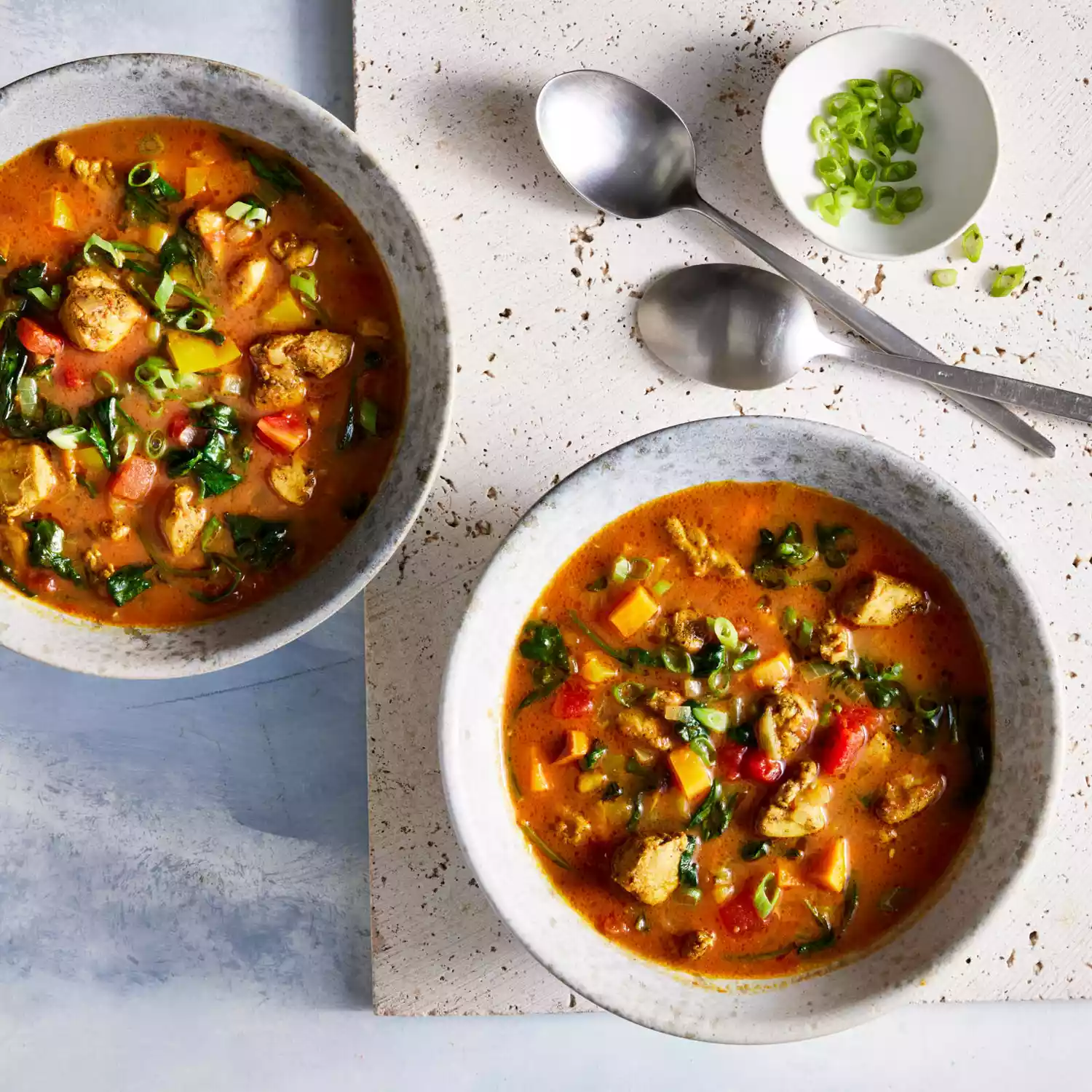 Bowl of Chicken Tikka Masala Soup