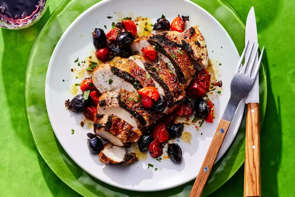 Smoky Stuffed Chicken with Serrano Ham and Olives