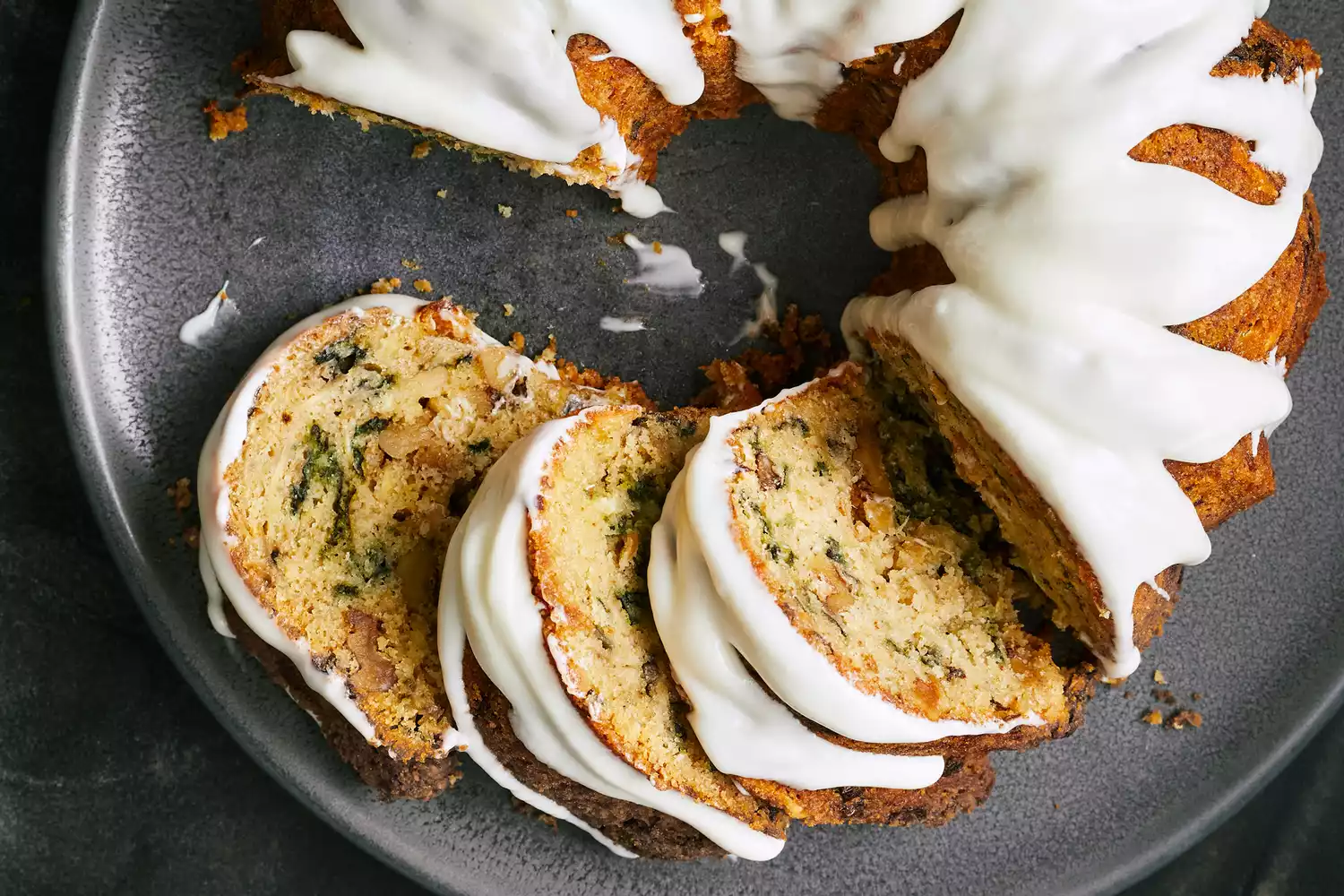 Brown Butter Radicchio And Parsnip Cake