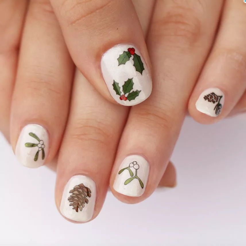Holly, Jolly Stickers