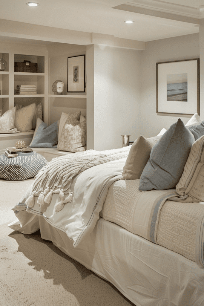 Opulent Basement Bedroom Retreat