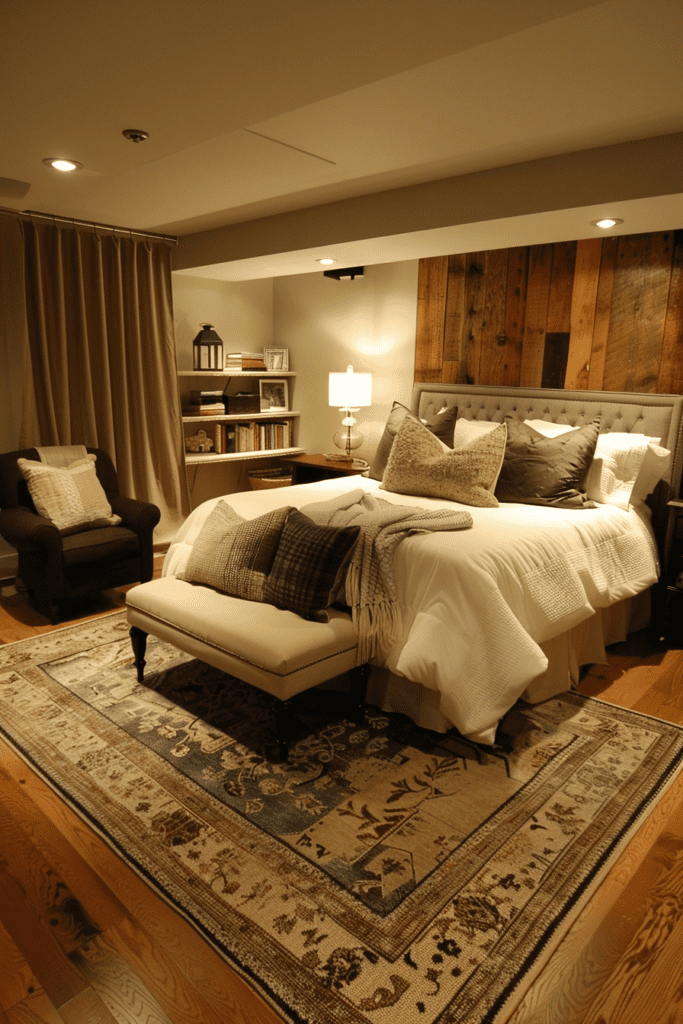 Tranquil Basement Bedroom Haven