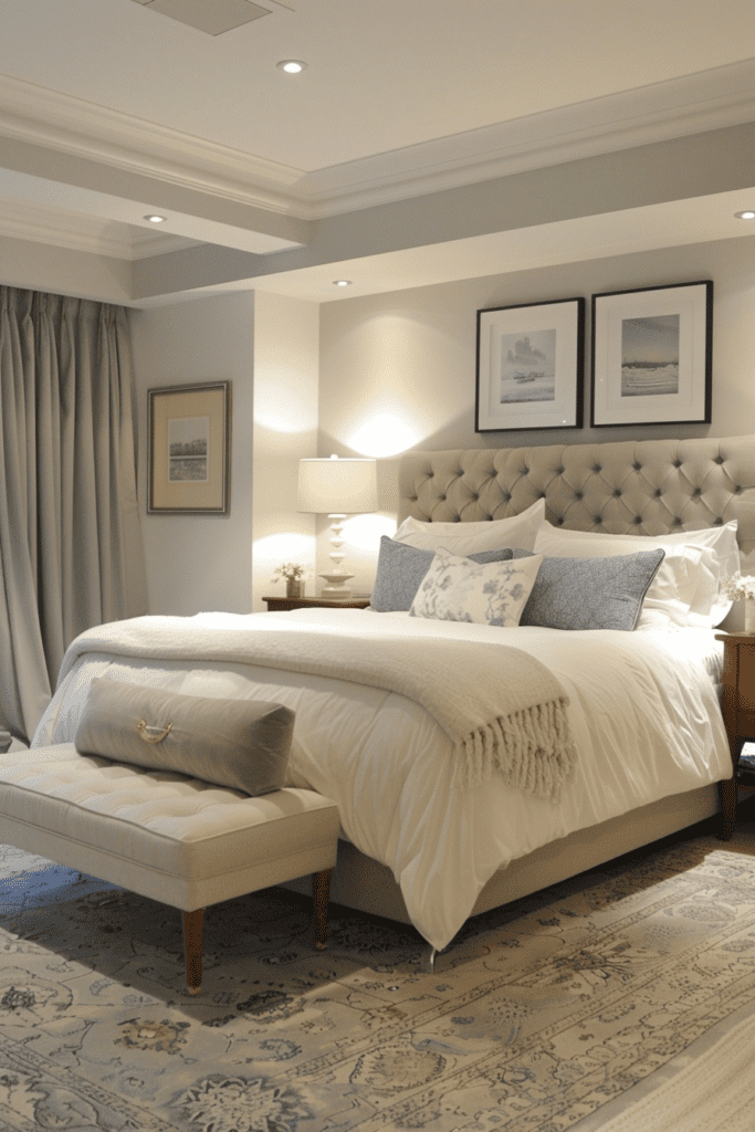 Gentle Basement Bedroom