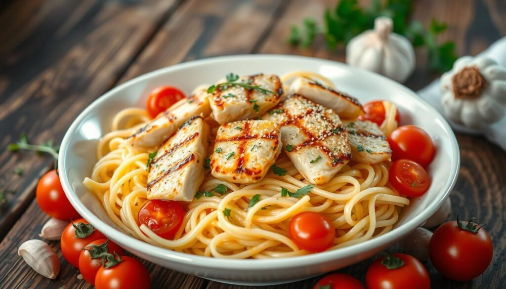 Angel Hair Pasta with Chicken