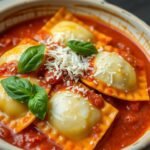 Baked Ravioli with Marinara Sauce