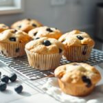 Bakery Style Blueberry Muffins