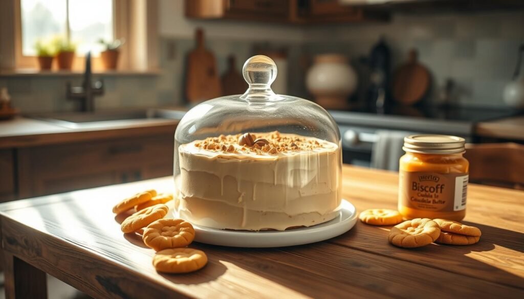 Biscoff cake storage