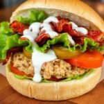 Chicken Bacon Ranch Burgers Recipe