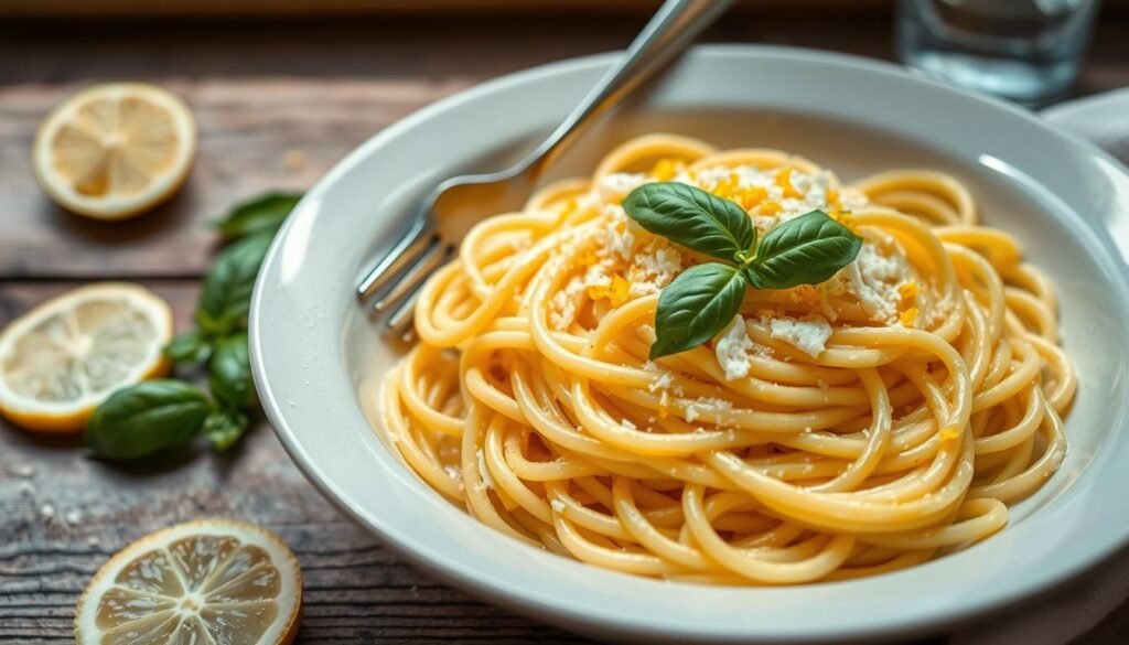 Creamy lemon pasta