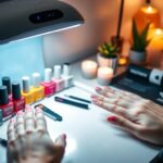 DIY at-home gel nails