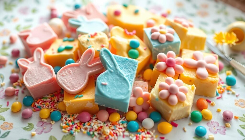 Easter Candy Fudge