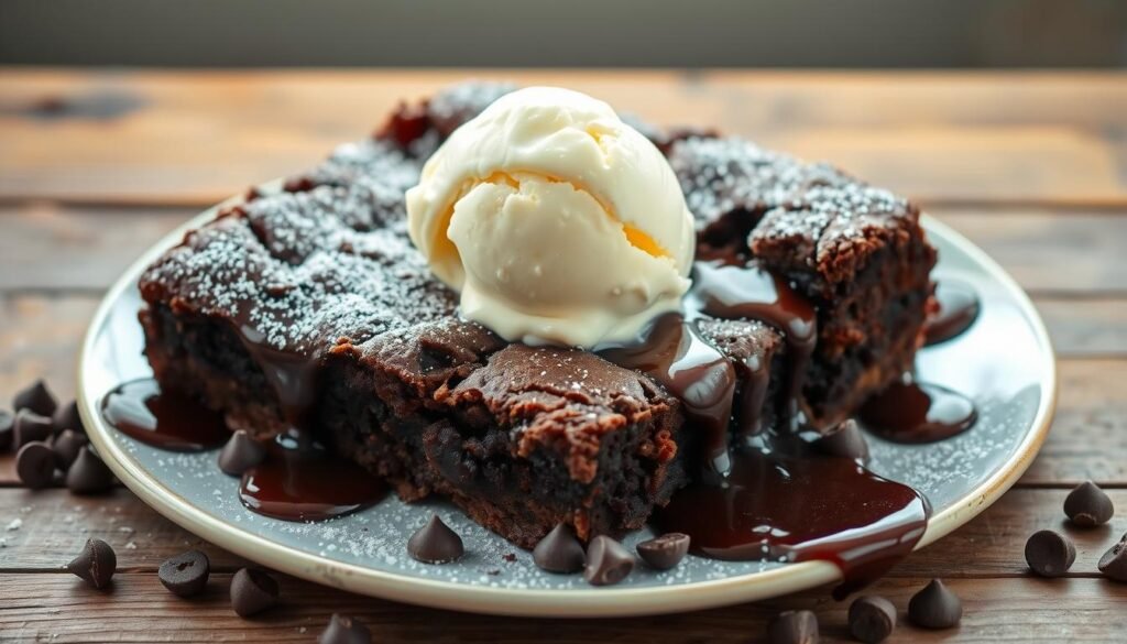 Hot Fudge Brownie Bread