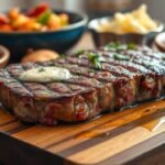 New York Strip Steak with Garlic Butter Recipe