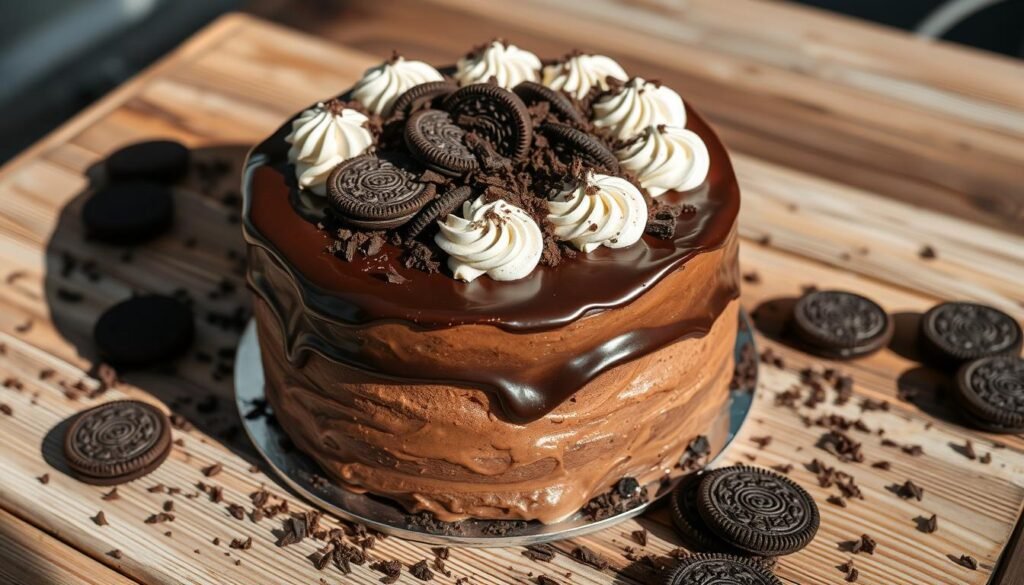 Oreo cake decorating