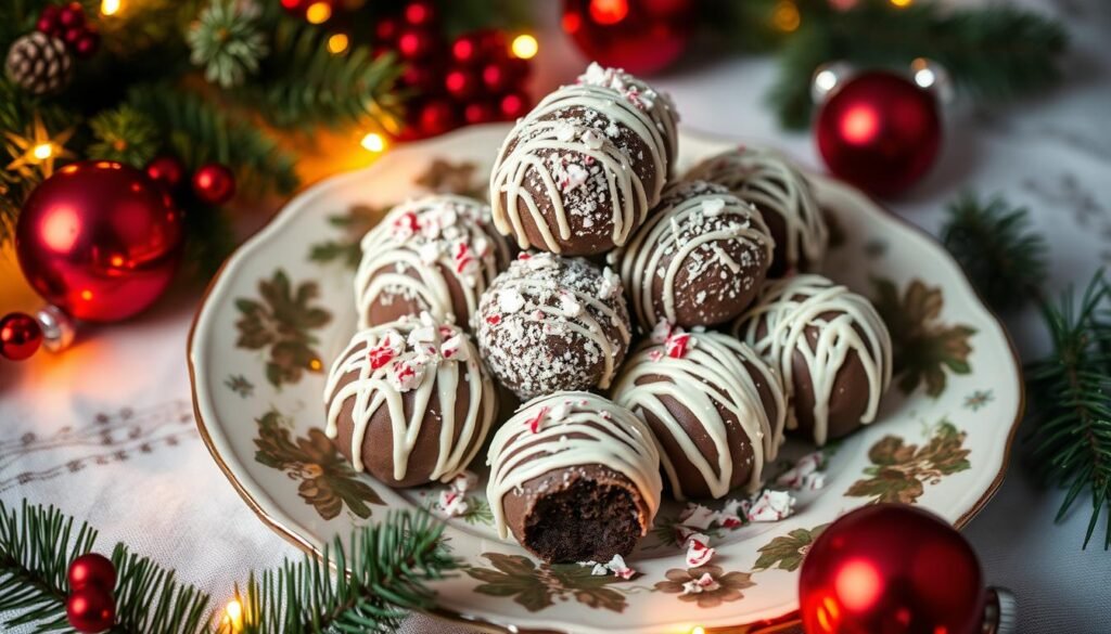 Peppermint Oreo Truffles