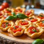 Pepperoni Basil Tomato Puffs Recipie