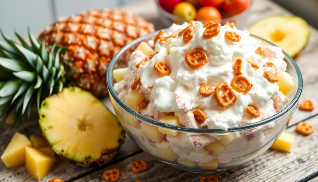 Pineapple Pretzel Fluff Salad