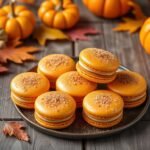 Pumpkin Churro Macarons