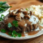 Salisbury Steak with Mushroom Gravy