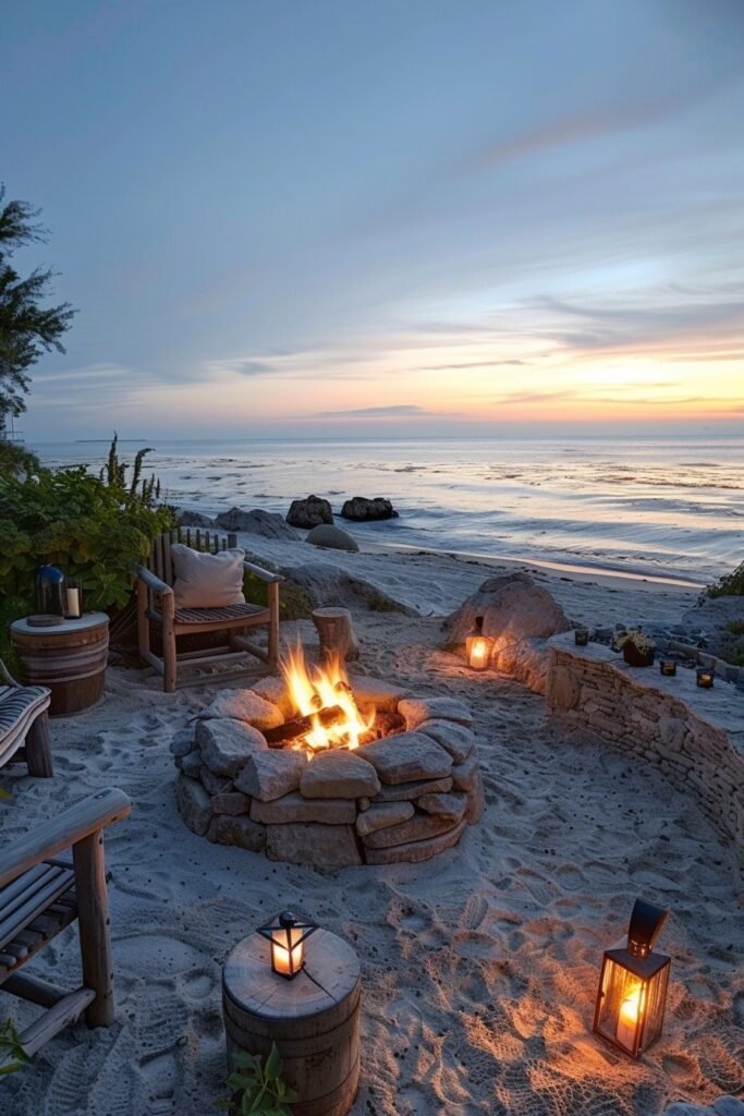 Sandy Beach Fire Pits