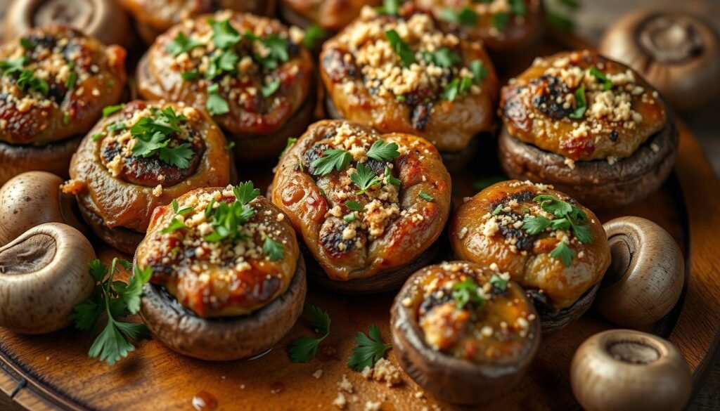 Sausage Stuffed Mushrooms