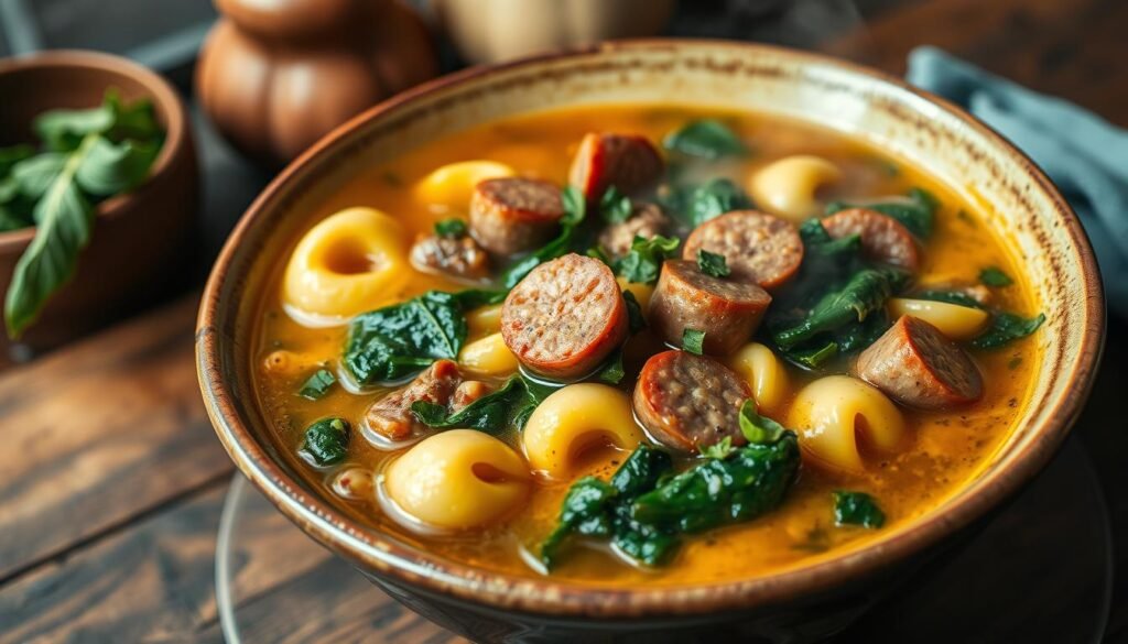 Sausage Tortellini Soup