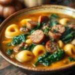 Sausage Tortellini Soup
