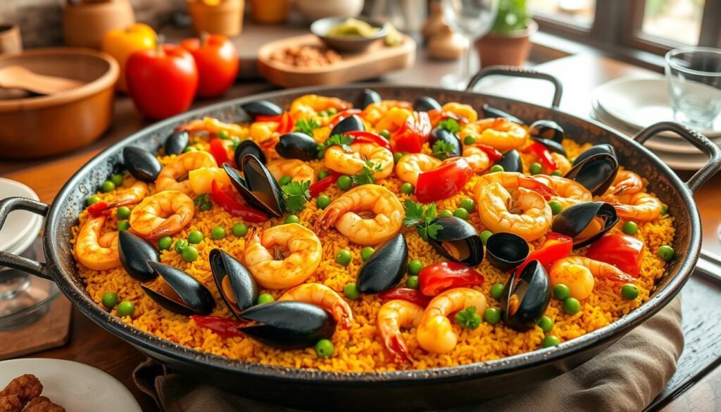 Seafood Paella Recipe
