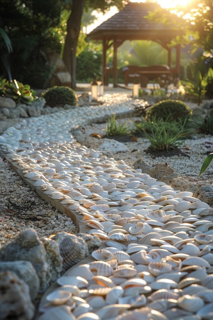 Seashell Pathway Ideas
