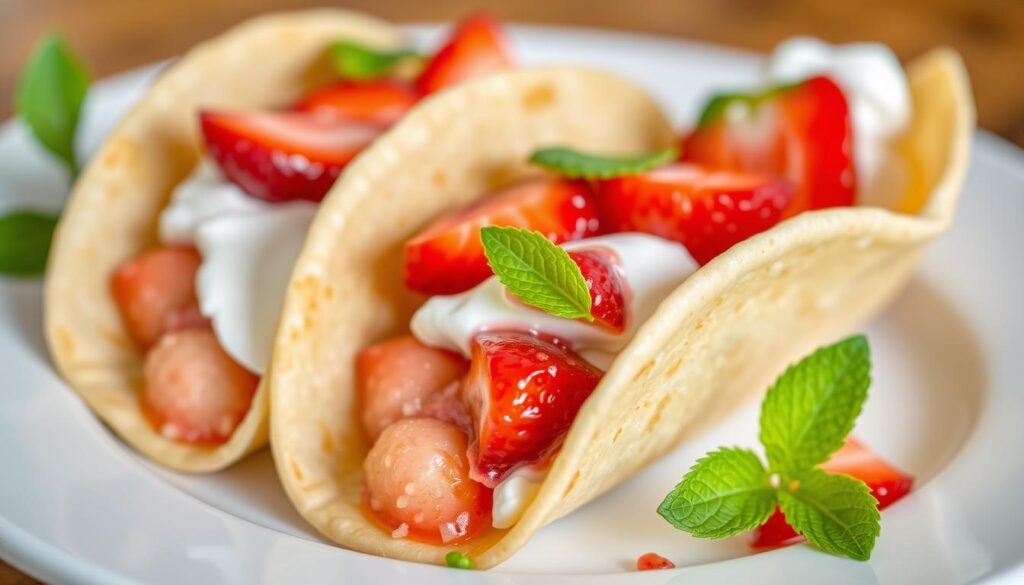 Strawberry Shortcake Tacos