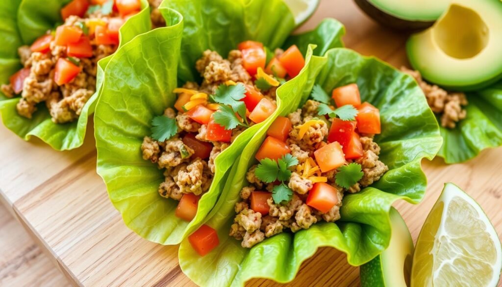 Turkey Taco Lettuce Wraps