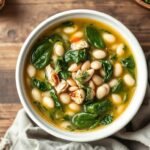 Turkey and White Bean Spinach Soup