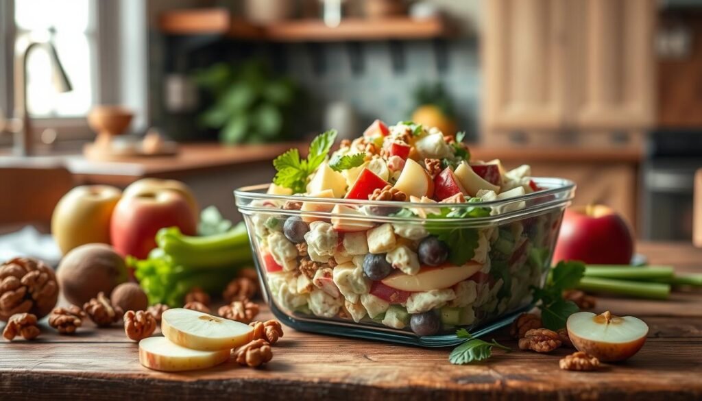 Waldorf salad storage