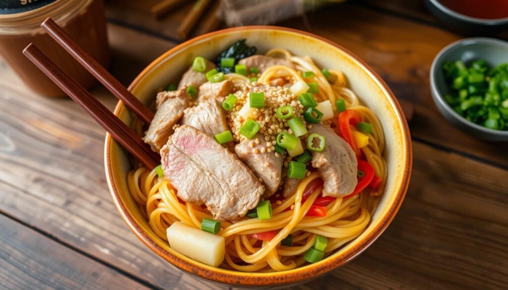 Yakisoba noodles