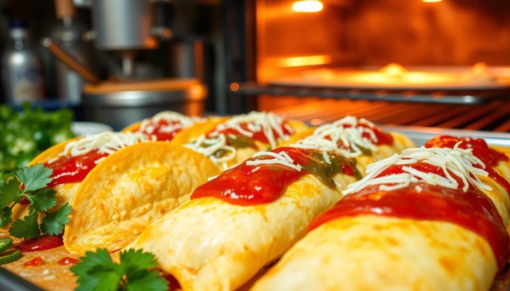 baking enchiladas