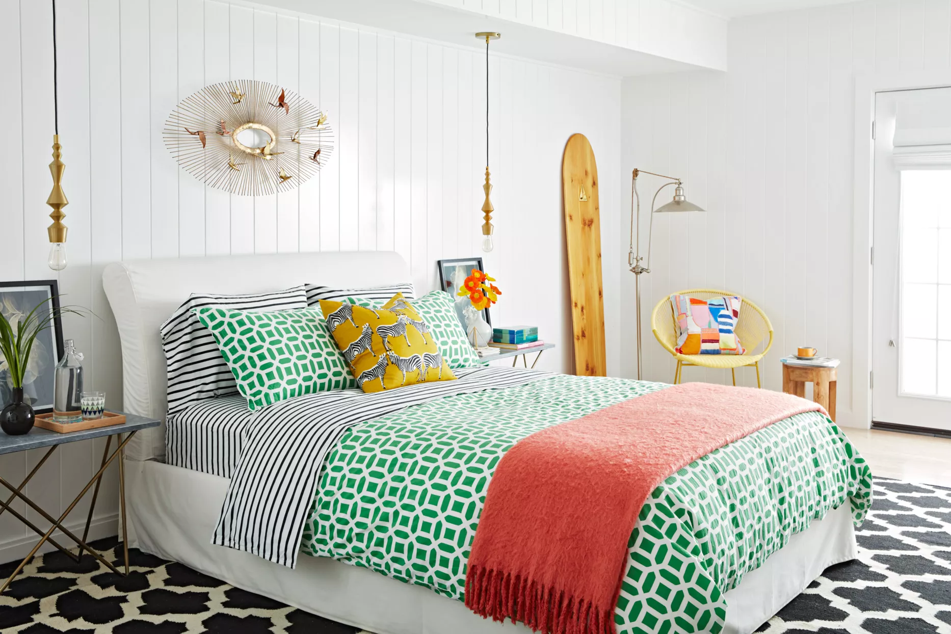 bedroom colors patterns