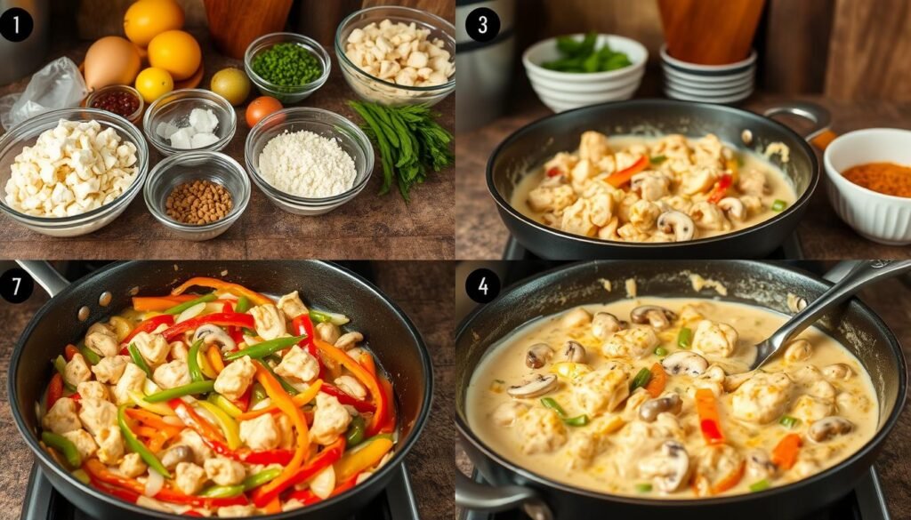 chicken a la king recipe steps