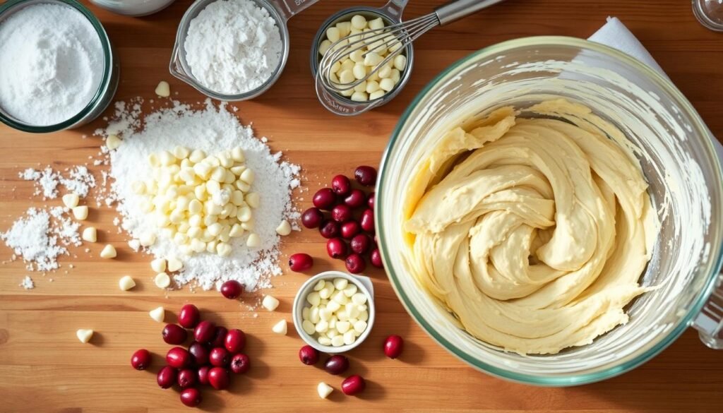 cookie dough preparation