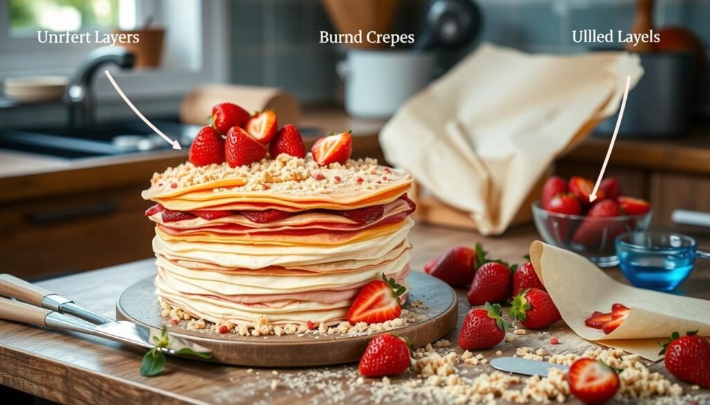 crepe cake troubleshooting