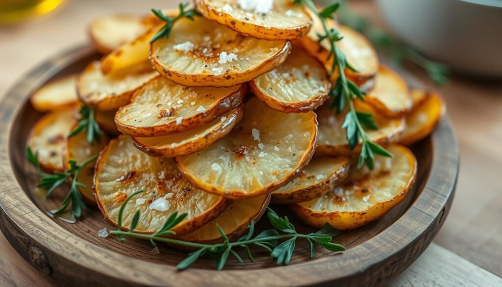 crispy potato slices