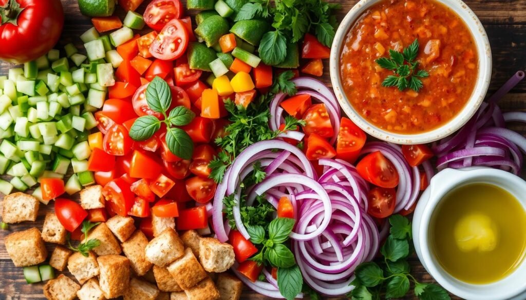 gazpacho toppings