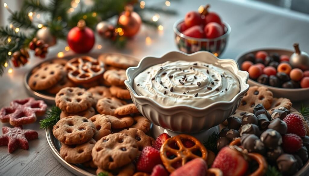 holiday dessert presentation