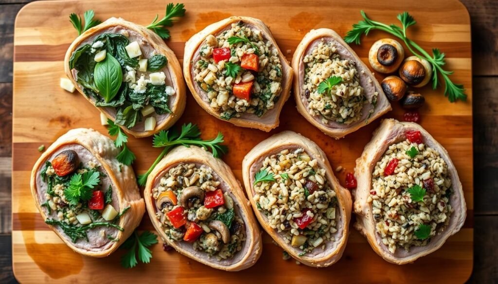 pork chop stuffing variations