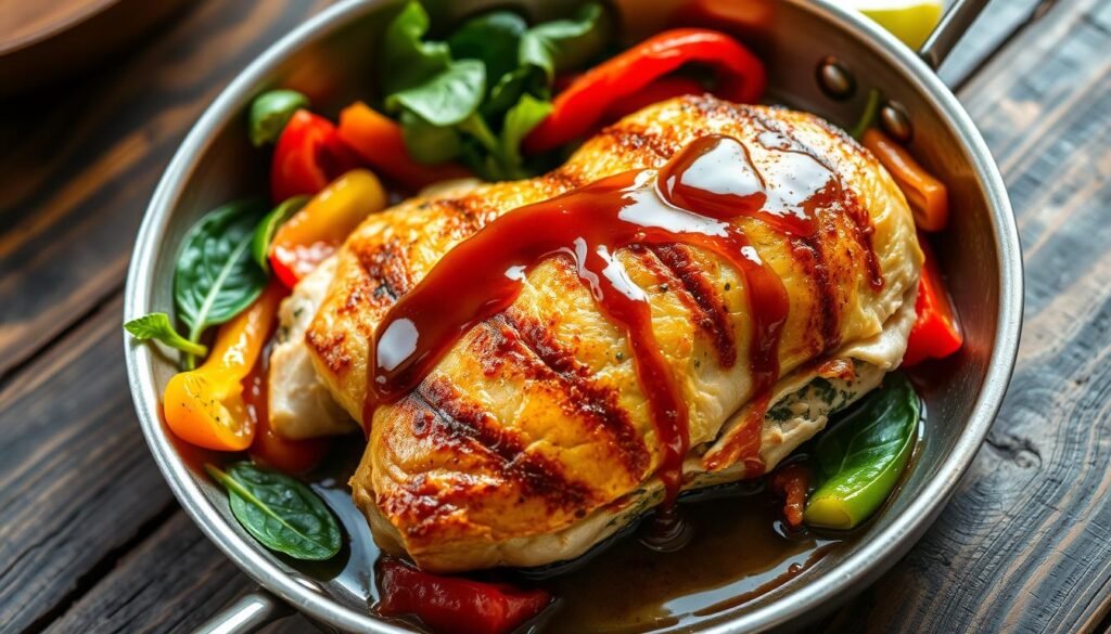 skillet-cooked chicken