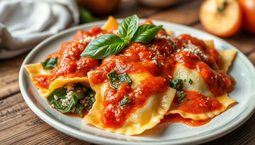 vegetarian ravioli